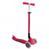 Трехколесный самокат Globber Elite Lights красный - Трехколесный самокат Globber Elite Lights красный