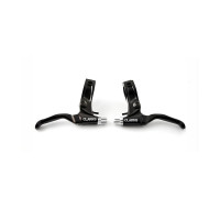 Торм. ручки CLARKS 3-274 CLK370D MTB V-брэйк/кантелив. 2-пальца. пара, дизайн Flip Flop, шарнирный зажим для легкой установки, черные