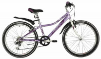 Велосипед Novatrack Alice 24 (рама 10) 6-sp лиловый (2021)