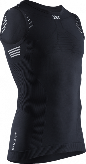 Майка мужская X-Bionic Invent 4.0 LT Singlet Opal Black/Arctic White Men B002 