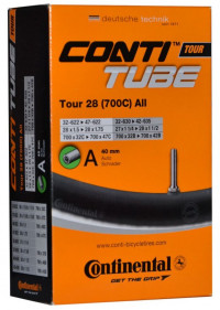 Велокамера Continental 28" 700х32-47/622-642 AV 40мм Tour all/02-0182001 Велокамера Continental 28" 700х32-47/622-642 AV 40мм Tour all/02-0182001