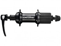 SHIMANO Втулка задняя FH-T610-L DEORE, 32Н, 8/9/10 скоростей, 135х146х173мм, чёрная, б/уп.