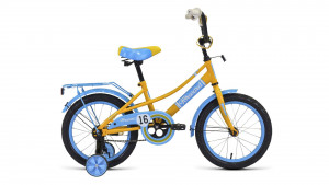 Велосипед Forward AZURE 16 желтый / голубой (2022) 
