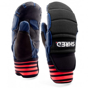 Варежки Shred Ski Race Protective Mittens D-Lux navy/rust 