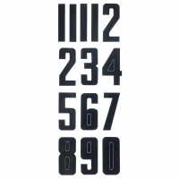 Номер для шлема Bauer Helmet numbers black (1035636)