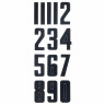 Номер для шлема Bauer Helmet numbers black (1035636) - Номер для шлема Bauer Helmet numbers black (1035636)