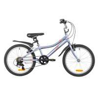 Велосипед Foxx Jasmine V-Brake 20" голубой (2026) Велосипед Foxx Jasmine V-Brake 20" голубой (2026)