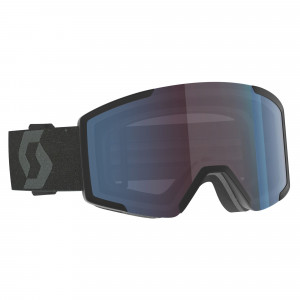 Маска Scott Shield Goggle mineral black/enhancer blue chrome 