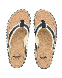 Шлепки унисекс Gumbies Flip-Flops CORKER BLACK (2020)