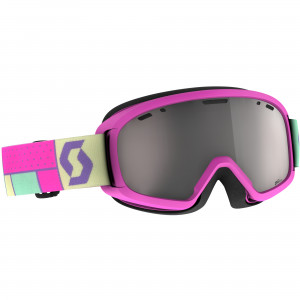 Маска Scott Junior Witty chrome neon pink/AMP silver chrome S2 