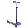 Трехколесный самокат Globber Elite Lights фиолетовый - Трехколесный самокат Globber Elite Lights фиолетовый