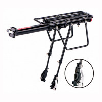 Багажник 24"-28" BLF-H27-6 STELS универсальный алюминиевый чёрный быстросъёмный