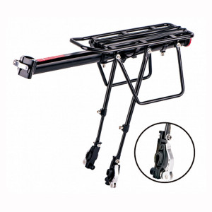 Багажник 24&quot;-28&quot; BLF-H27-6 STELS универсальный алюминиевый чёрный быстросъёмный 