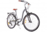 Велосипед Alpine Bike Costa, M, 26", городской, 7 ск., серый (2022)