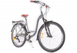 Велосипед Alpine Bike Costa, M, 26&quot;, городской, 7 ск., серый (2022) 