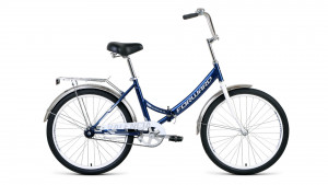 Велосипед Forward Valencia 24 1.0 темно-синий/серый рама: 16&quot; (2021) 