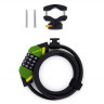 Замок велосипедный Cluxx Gardia 850C green/black - Замок велосипедный Cluxx Gardia 850C green/black