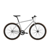 Велосипед Stark Terros 700 S серебристый металлик/грозовой рама: S (16") (2025)
