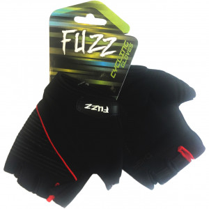 Велоперчатки Fuzz Gel Comfort black/red 