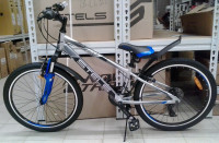Велосипед Stels Navigator-440 V 24" K010 серебристый/синий (2020)