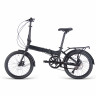 Велосипед Aspect Borneo 8 20" черный (8 ск, складной) - Велосипед Aspect Borneo 8 20" черный (8 ск, складной)