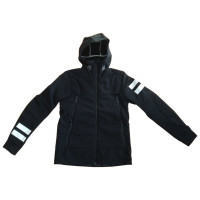 Куртка-виндстоппер One More 431 Junior Hybrid Hoody Jacket black/black/white 0J431U0-99BA