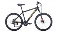 Велосипед Forward Hardi 26 2.1 D черный/желтый рама: 18" (2022)