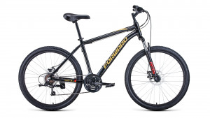 Велосипед Forward HARDI 26 2.1 D черный/желтый 18&quot; (2022) 