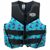 Спасательный жилет детский Follow Grommy Youth CGA Life Jacket black/teal Спасательный жилет детский Follow Grommy Youth CGA Life Jacket black/teal