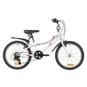 Велосипед Foxx Jasmine V-Brake 20" белый (2026) 