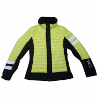 Куртка-виндстоппер One More 401 Woman Eco-Padded Softshell Jacket sun/black/white 0D401ZG-88BA