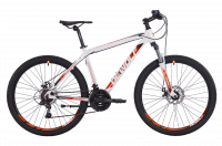 Велосипед Dewolf Ridly 20 26" белый/красно-оранжевый/черный Рама: 18" (2021)