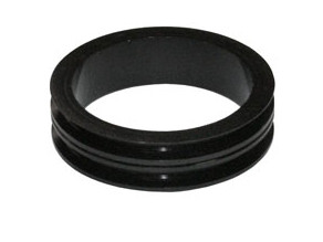 NECO Кольцо проставочное 1-1/8&quot;х10мм чёрное, полированное, алюминий 