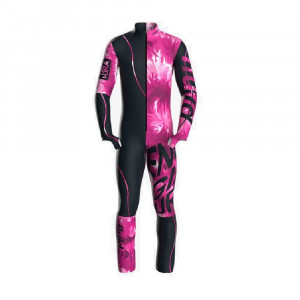 Спусковой комбинезон Energiapura с защитой флис Racing Suit Fluid Fuxia Thermic JR (2024) 