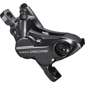 Калипер гидравлика SHIMANO M6120, POST MOUNT, полимерные колодки G03S без кулера, без адаптера 