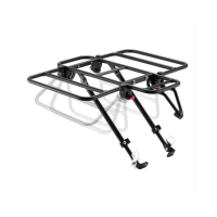 Багажник Ostand CD-266F 6-190267 26-29", передний, регулируемое крепление к тормозам V-брейк, с доп.расширением, 810 г, алюминий, черный