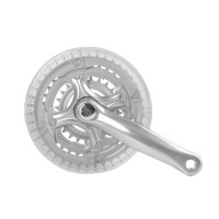 Система PROWHEEL 5-351244 пер. 7-8скор. алюм/сталь 24/34/42зуб. с защ. шатуны 165мм/для 24" (12) серебр.