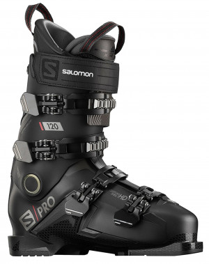 Горнолыжные ботинки Salomon S/Pro 120 jet black/belluga/red (2020) 