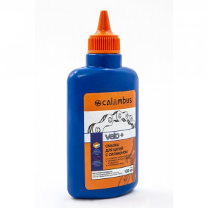 Смазка Calambus для цепей во флаконе с силиконом (жидкая универсальная) 100 мл 