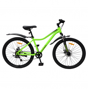 Велосипед Avenger C261D 26" зеленый неон/черный рама: 15" (2026) 