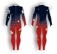 Спусковой комбинезон Vist Race Suit with Protection Junior deep ocean/ruby/white HRHRHR (2022)