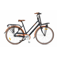 Велосипед Aist Oslo 28" черный рама: 20" (2026)