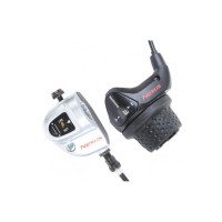 Шифтер Shimano Nexus, 3S41E, 3-скоростной, с bell crank 6, оплетка, 1800мм черный, короткая ручка