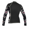 Гидромайка женская O'Neill длинный рукав с молнией WMS FRONT ZIP L/S RASH GUARD BLK/ALBNYFLR:CHAMPGN S18 (5059S EP2) - Гидромайка женская O'Neill длинный рукав с молнией WMS FRONT ZIP L/S RASH GUARD BLK/ALBNYFLR:CHAMPGN S18 (5059S EP2)