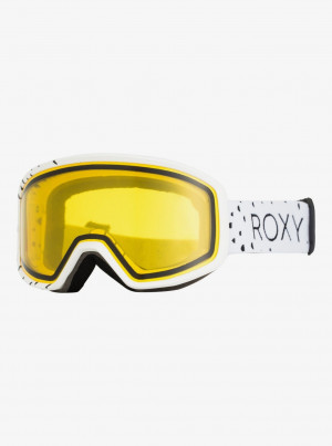 Сноубордическая маска Roxy Izzy Bad Weather BRIGHT WHITE (wbb0) (2022) 