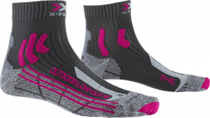 Носки женские X-Socks Trek Outdoor Low Cut Wmn Socks Anthracite/Fuchsia 