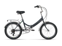 Велосипед Forward ARSENAL 20 2.0 темно-серый/зеленый 14" (2022)