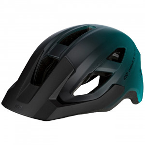 Шлем KED Embrace JR MU-1 52-56 cm teal black matt + LED Rear Light 
