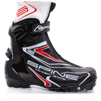 Лыжные ботинки Spine NNN Concept Skate (296) (черно/красный) (2022)