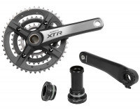 Шатуны Shimano XTR FC-M970 (44/32/22Т) чёрно-серебристые 170мм